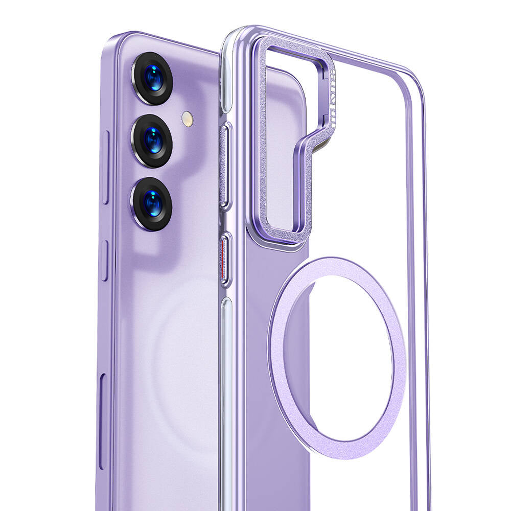 Galaxy S24 Kılıf M-safe Şarj Özellikli Wlons Standlı Efsane Kapak