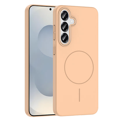 Galaxy S24 Kılıf M-safe Şarj Özellikli Zore Ruby Sert Kapak