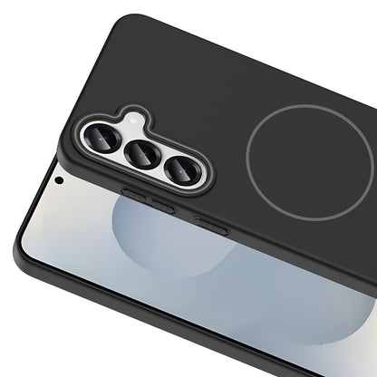 Galaxy S24 Kılıf M-safe Şarj Özellikli Zore Ruby Sert Kapak