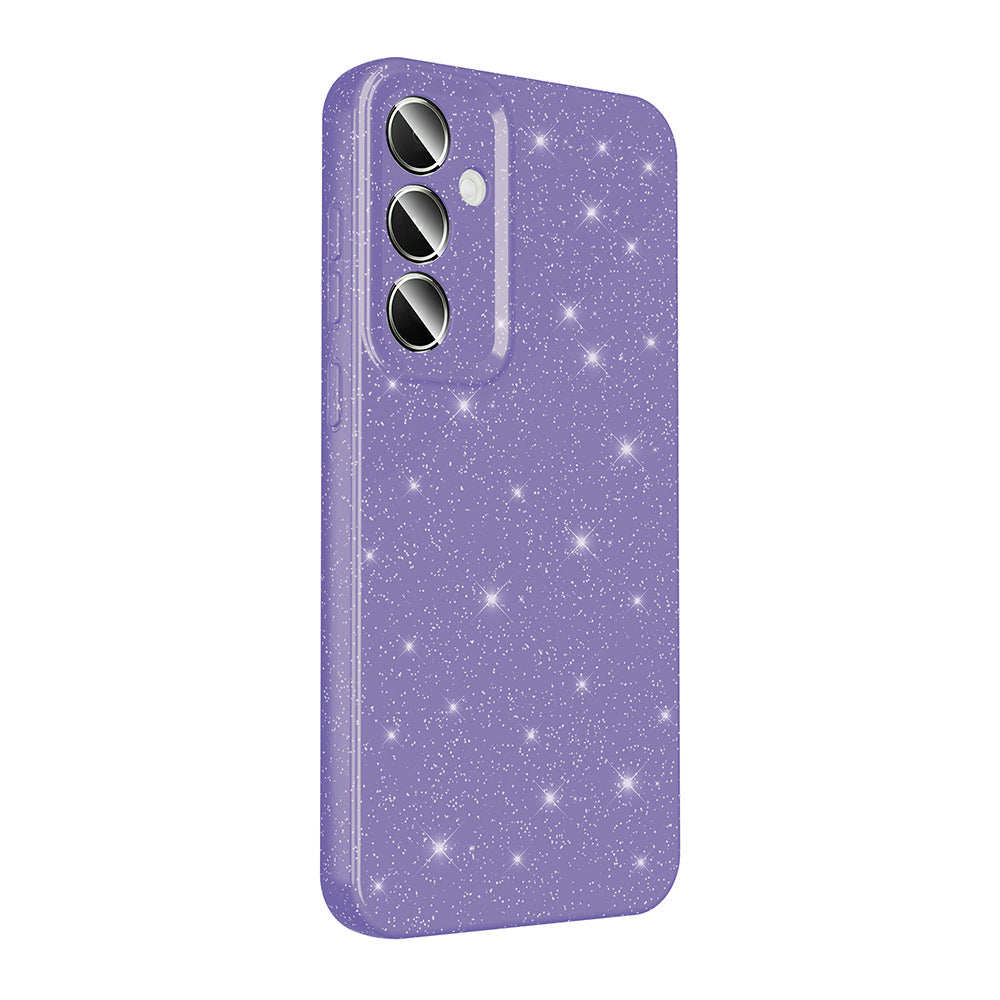 Galaxy S24 Plus Kılıf Kamera Korumalı Simli Lüks Zore Koton Kapak