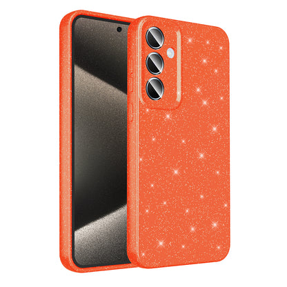 Galaxy S24 Plus Kılıf Kamera Korumalı Simli Lüks Zore Koton Kapak