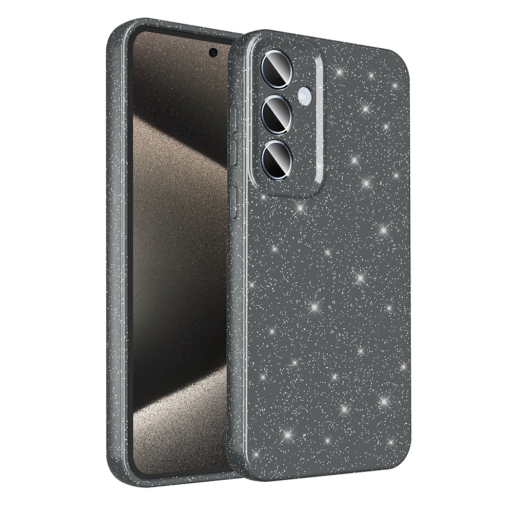 Galaxy S24 Plus Kılıf Kamera Korumalı Simli Lüks Zore Koton Kapak