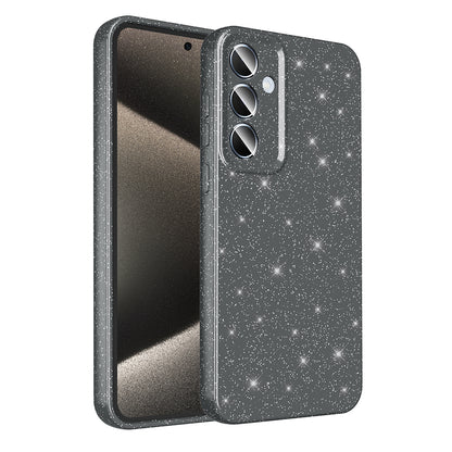 Galaxy S24 Plus Kılıf Kamera Korumalı Simli Lüks Zore Koton Kapak