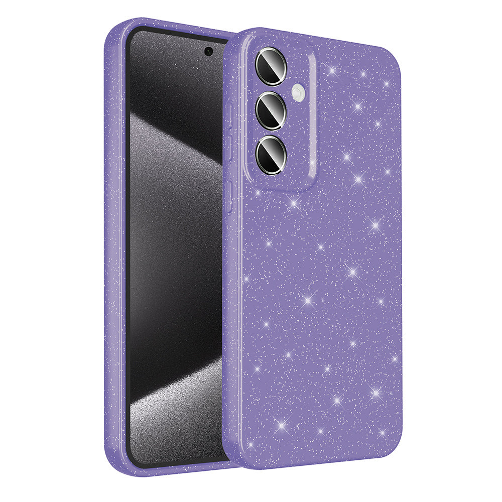 Galaxy S24 Plus Kılıf Kamera Korumalı Simli Lüks Zore Koton Kapak