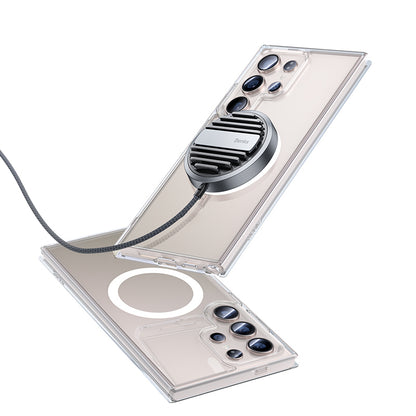 Galaxy S24 Plus Kılıf M-safe Şarj Özellikli Airbagli Şeffaf Benks LucentPro Serisi Kapak