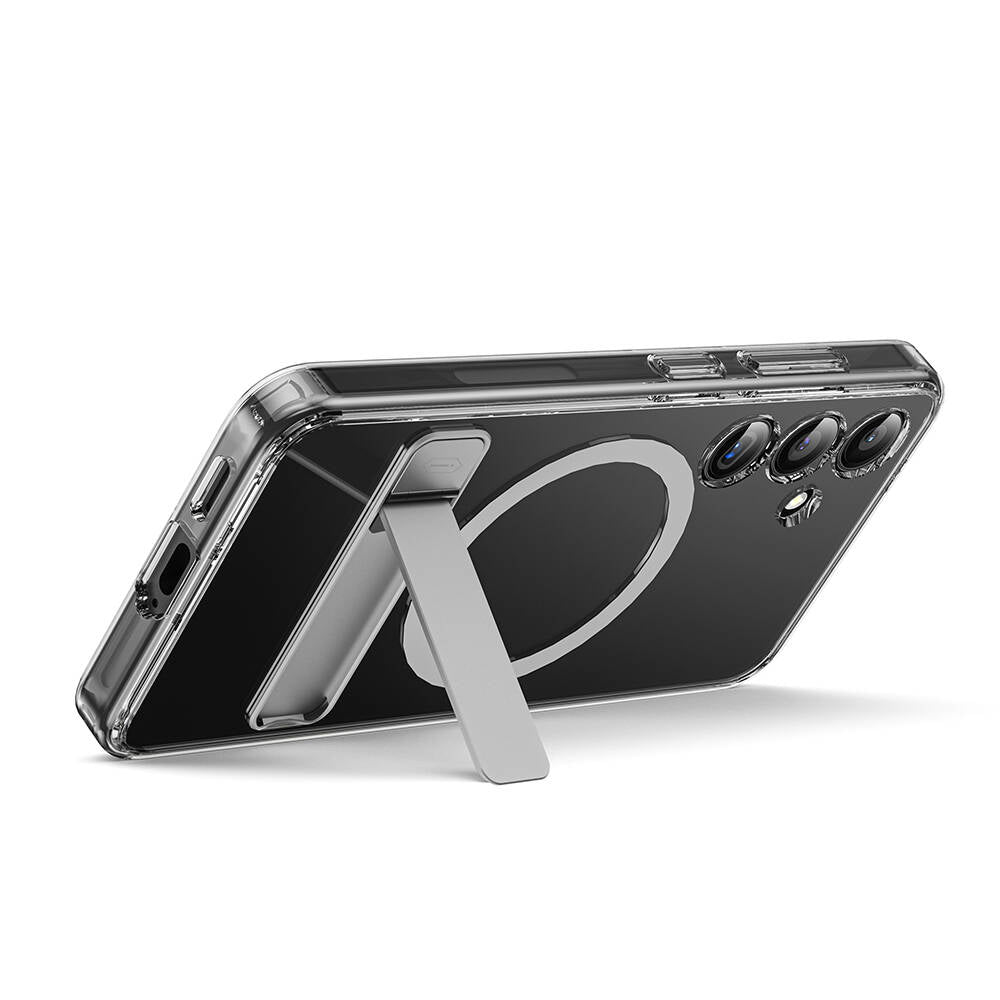 Galaxy S24 Plus Kılıf M-safe Şarj Özellikli Kamera Korumalı Standlı Wiwu KCC-025 Aurora Serisi Kapak