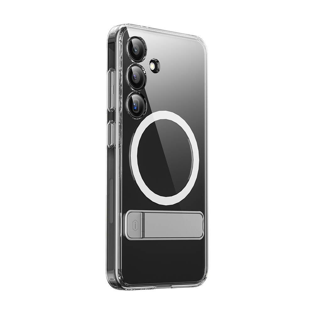 Galaxy S24 Plus Kılıf M-safe Şarj Özellikli Kamera Korumalı Standlı Wiwu KCC-025 Aurora Serisi Kapak