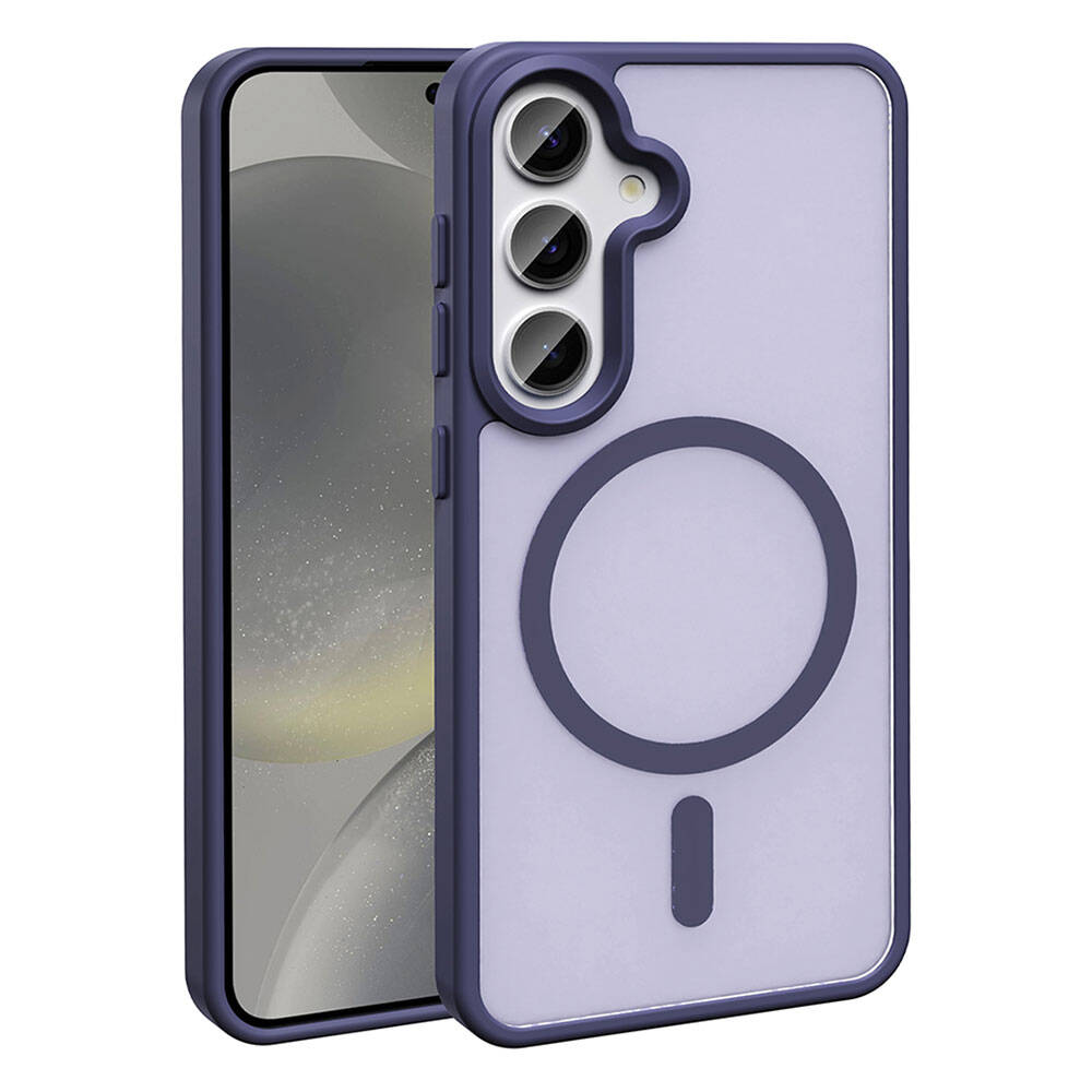 Galaxy S24 Plus Kılıf M-safe Şarj Özellikli Mat Arka Yüzey Zore Sio Kapak