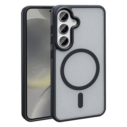 Galaxy S24 Plus Kılıf M-safe Şarj Özellikli Mat Arka Yüzey Zore Sio Kapak