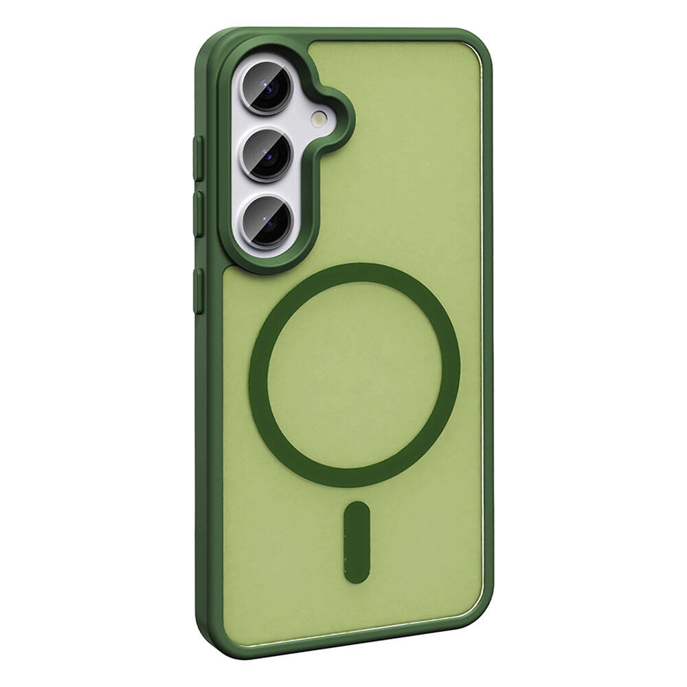 Galaxy S24 Plus Kılıf M-safe Şarj Özellikli Mat Arka Yüzey Zore Sio Kapak