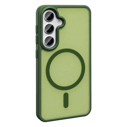 Galaxy S24 Plus Kılıf M-safe Şarj Özellikli Mat Arka Yüzey Zore Sio Kapak