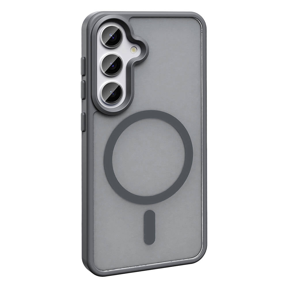 Galaxy S24 Plus Kılıf M-safe Şarj Özellikli Mat Arka Yüzey Zore Sio Kapak