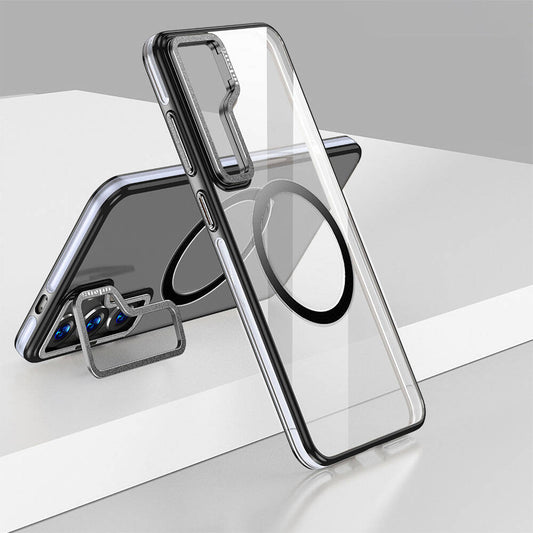 Galaxy S24 Plus Kılıf M-safe Şarj Özellikli Wlons Standlı Efsane Kapak