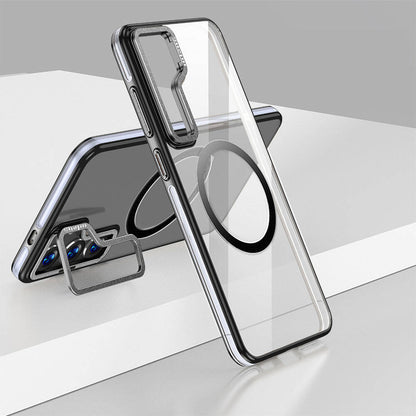 Galaxy S24 Plus Kılıf M-safe Şarj Özellikli Wlons Standlı Efsane Kapak