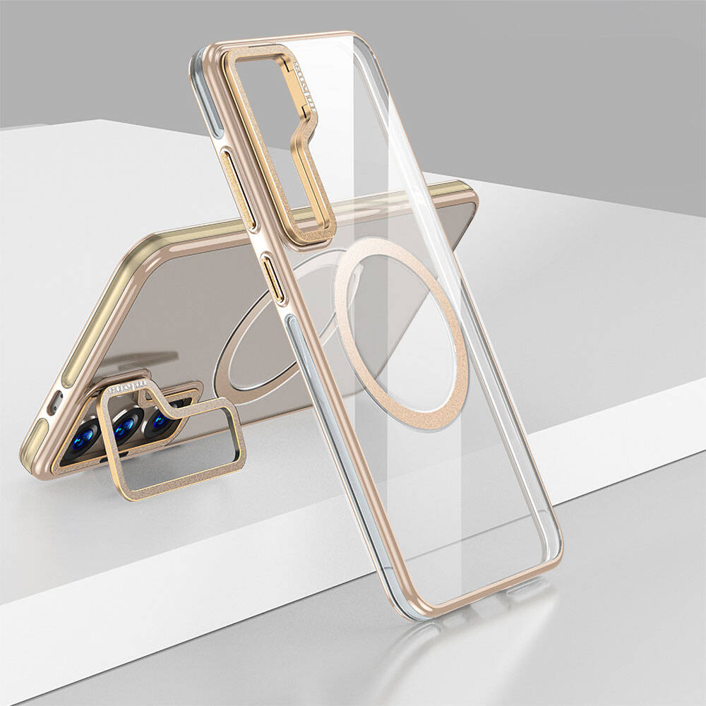 Galaxy S24 Plus Kılıf M-safe Şarj Özellikli Wlons Standlı Efsane Kapak