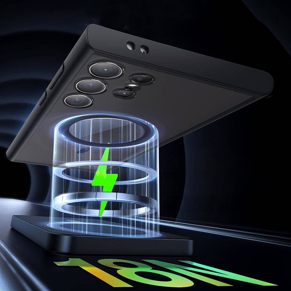 Galaxy S24 Plus Kılıf Wiwu FGG-024 M-safe Şarj Özellikli Lekelere Dayanıklı Kapak