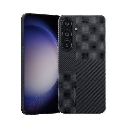 Galaxy S24 Plus M-safe Şarj Özellikli Karbon Fiber Benks Montage ArmorAir Kevlar Kapak