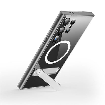 Galaxy S24 Ultra Kılıf M-safe Şarj Özellikli Kamera Korumalı Standlı Wiwu KCC-025 Aurora Serisi Kapak