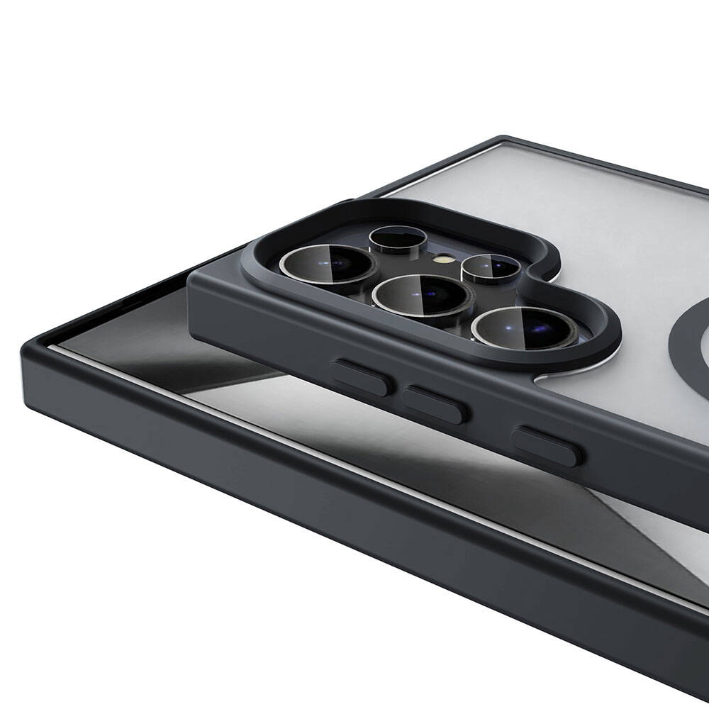 Galaxy S24 Ultra Kılıf M-safe Şarj Özellikli Mat Arka Yüzey Zore Sio Kapak