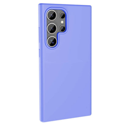 Galaxy S24 Ultra Kılıf M-safe Şarj Özellikli Sıvı Teknolojili Silinebilir Sert Zore Kivi Kapak