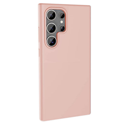 Galaxy S24 Ultra Kılıf M-safe Şarj Özellikli Sıvı Teknolojili Silinebilir Sert Zore Kivi Kapak