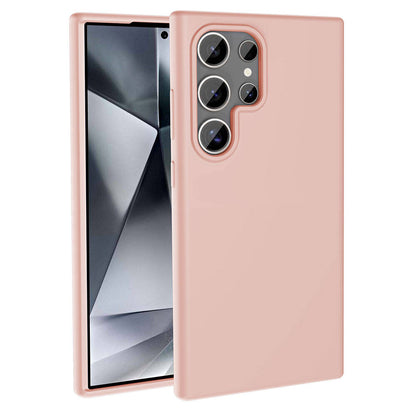 Galaxy S24 Ultra Kılıf M-safe Şarj Özellikli Sıvı Teknolojili Silinebilir Sert Zore Kivi Kapak