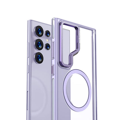 Galaxy S24 Ultra Kılıf M-safe Şarj Özellikli Wlons Standlı Efsane Kapak