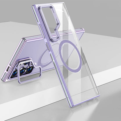 Galaxy S24 Ultra Kılıf M-safe Şarj Özellikli Wlons Standlı Efsane Kapak