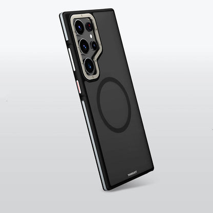 Galaxy S24 Ultra Kılıf M-safe Şarj Özellikli Youngkit Rock Sand Serisi Kapak