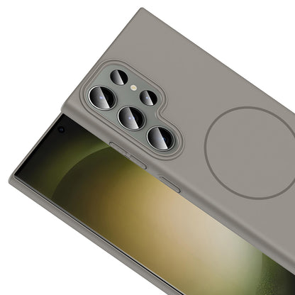 Galaxy S24 Ultra Kılıf M-safe Şarj Özellikli Zore Ruby Sert Kapak