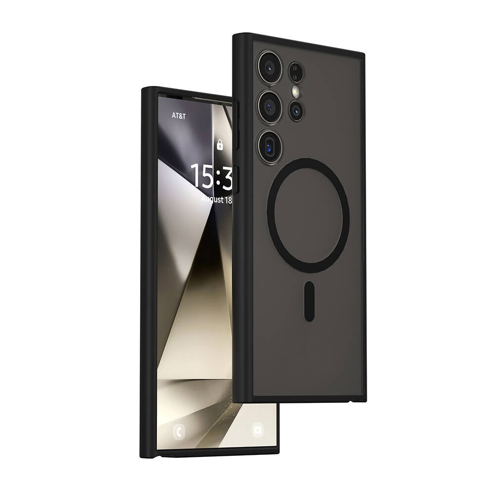 Galaxy S24 Ultra Kılıf Wiwu FGG-024 M-safe Şarj Özellikli Lekelere Dayanıklı Kapak