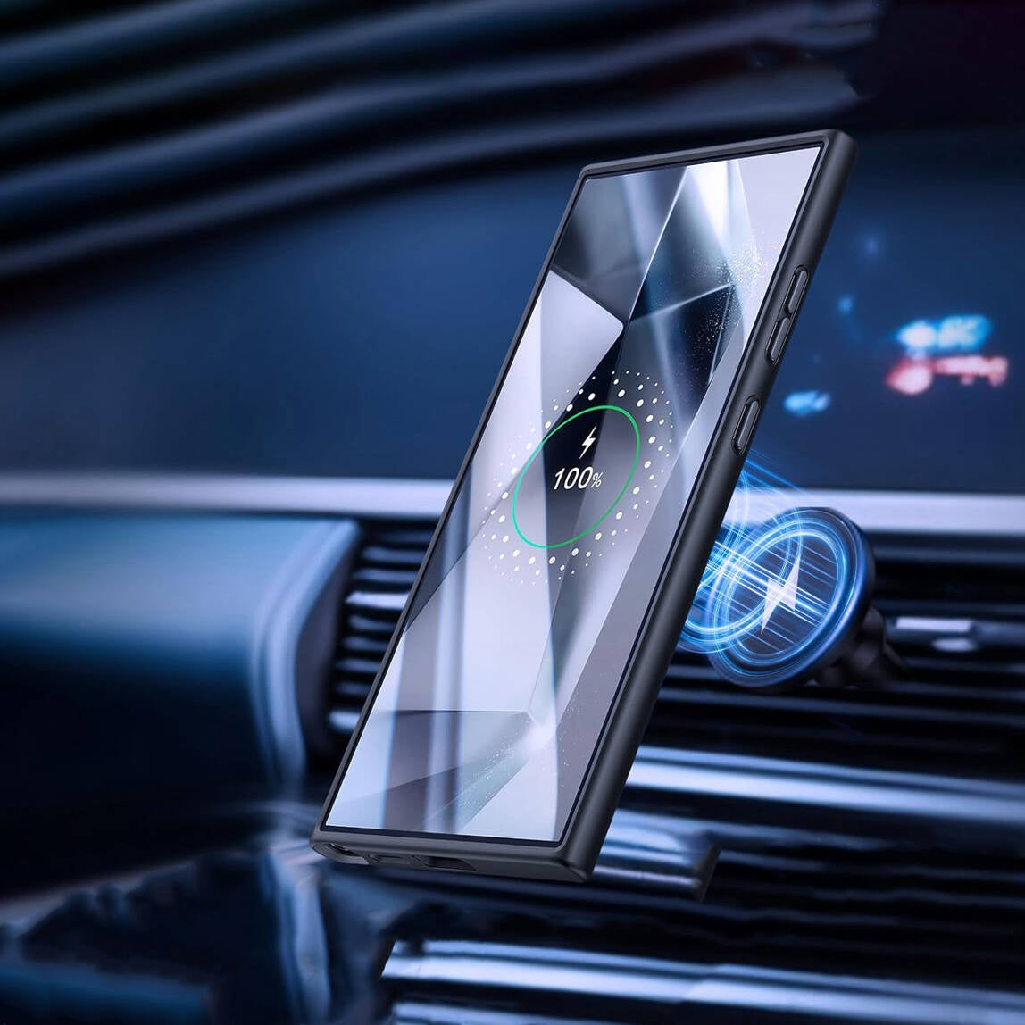 Galaxy S24 Ultra Kılıf Wiwu FGG-024 M-safe Şarj Özellikli Lekelere Dayanıklı Kapak