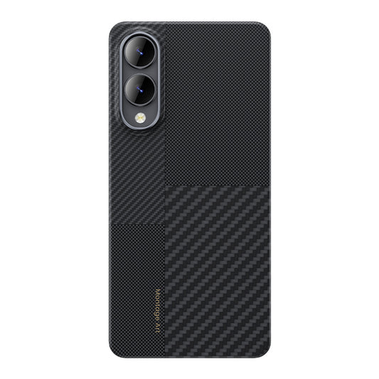 Galaxy S25 Edge Kılıf M-safe Şarj Özellikli Karbon Fiber Benks Montage ArmorAir Kevlar Kapak