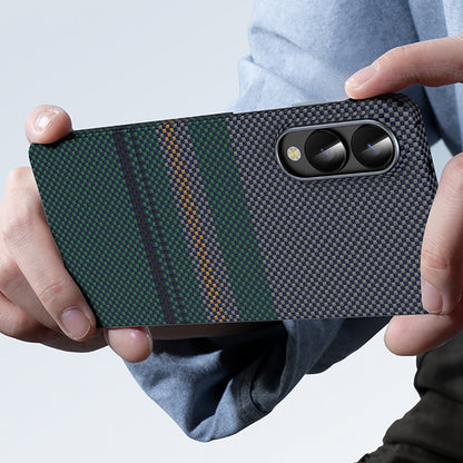 Galaxy S25 Edge Kılıf M-safe Şarj Özellikli Karbon Fiber Tasarımlı Benks Aurora ArmorAir Kevlar Kapak