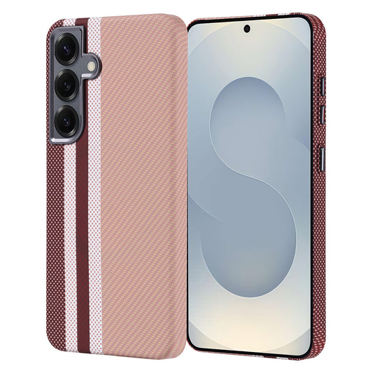 Galaxy S25 Kılıf M-safe Şarj Özellikli Karbon Fiber Görünümlü Zore Nekst Kapak