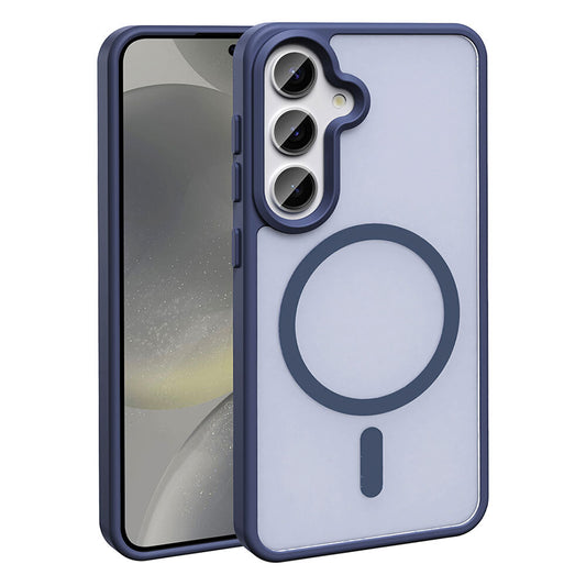 Galaxy S25 Kılıf M-safe Şarj Özellikli Mat Arka Yüzey Zore Sio Kapak