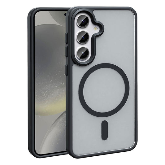 Galaxy S25 Plus Kılıf M-safe Şarj Özellikli Mat Arka Yüzey Zore Sio Kapak