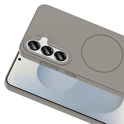 Galaxy S25 Plus Kılıf M-safe Şarj Özellikli Zore Ruby Sert Kapak