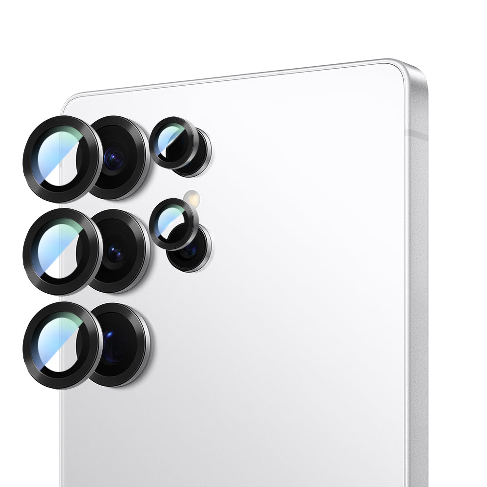 Galaxy S25 Ultra CaseWorld Alloy Serisi Oleofobik Anti Reflective Kamera Lens Koruyucu