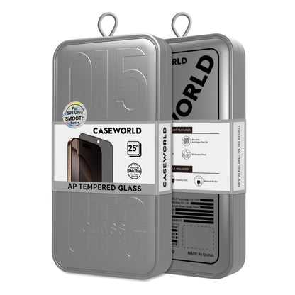 Galaxy S25 Ultra CaseWorld HD Serisi 0.25mm Privacy Temperli Cam Ekran Koruyucu