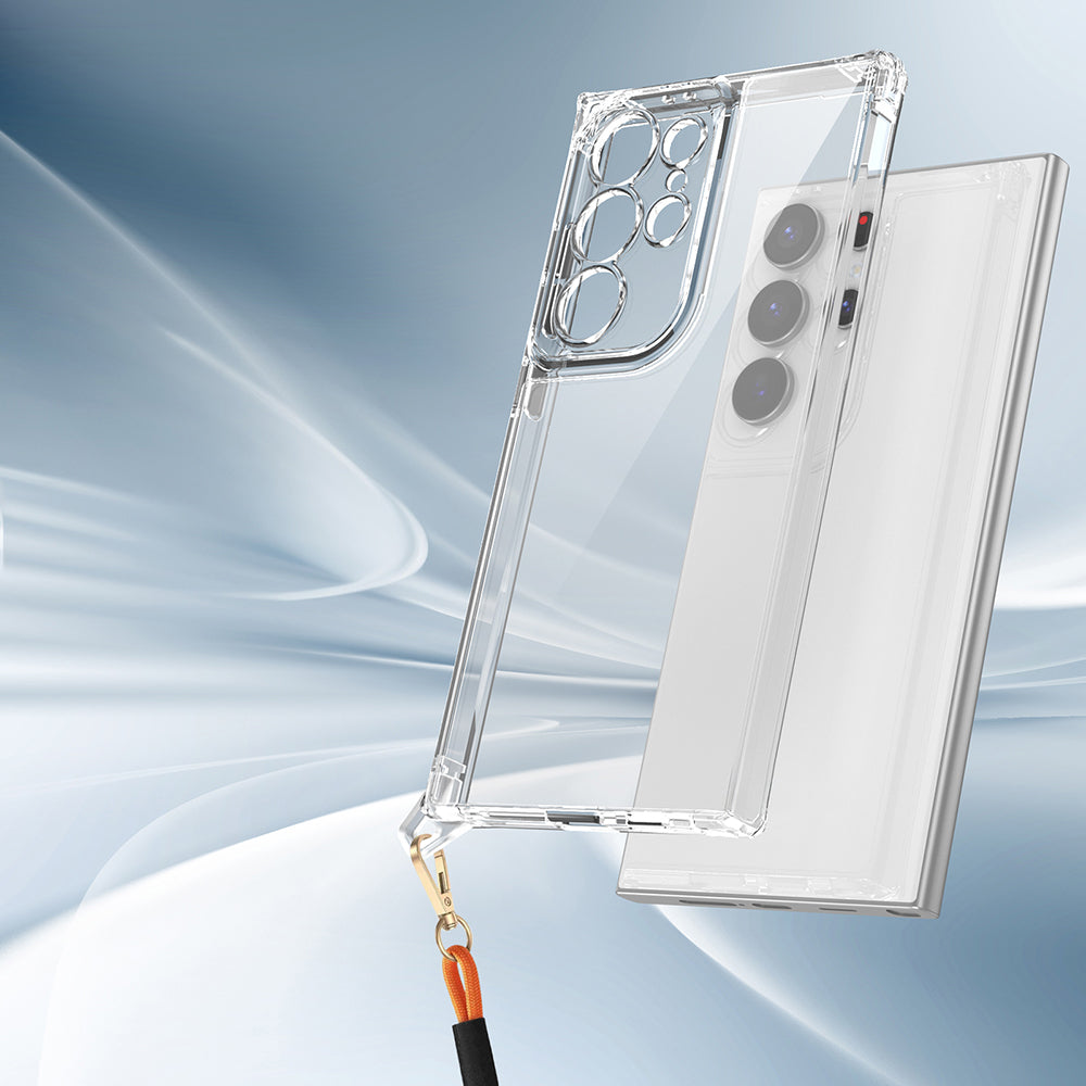 Galaxy S25 Ultra Kılıf Airbagli Takılabilir Askı Aparatlı Zore Snap Silikon Kapak