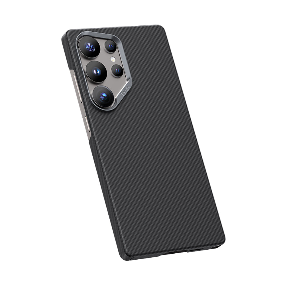 Galaxy S25 Ultra Kılıf Benks M-safe Şarj Özellikli Magnetik ArmorAir 600D Kevlar Fiber Kapak