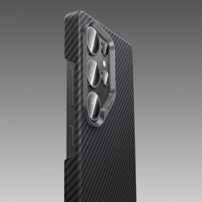 Galaxy S25 Ultra Kılıf Benks M-safe Şarj Özellikli Magnetik ArmorAir 600D Kevlar Fiber Kapak