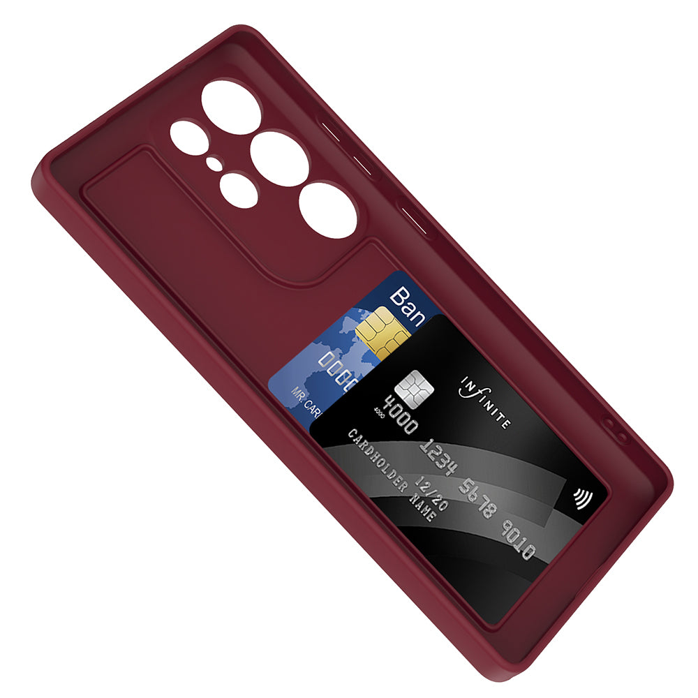 Galaxy S25 Ultra Kılıf Kamera Korumalı Kartlık Hazneli Zore Vitra Kapak