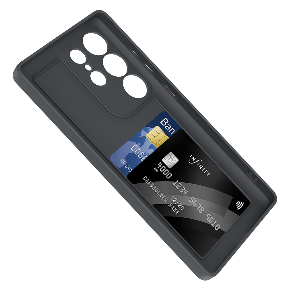 Galaxy S25 Ultra Kılıf Kamera Korumalı Kartlık Hazneli Zore Vitra Kapak