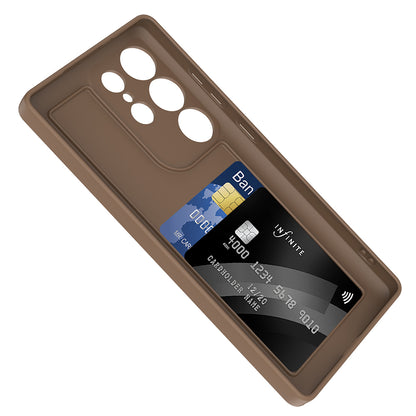 Galaxy S25 Ultra Kılıf Kamera Korumalı Kartlık Hazneli Zore Vitra Kapak