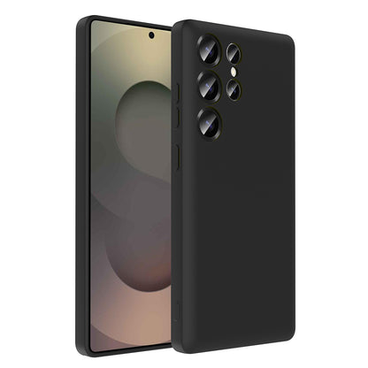 Galaxy S25 Ultra Kılıf Kamera Korumalı Kartlık Hazneli Zore Vitra Kapak