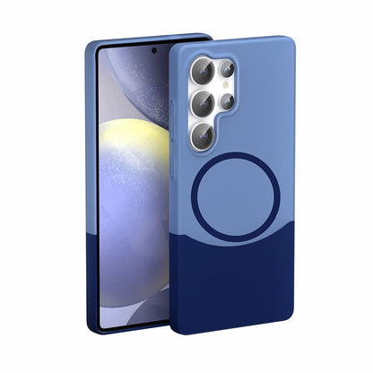 Galaxy S25 Ultra Kılıf M-Safe Şarj Özellikli Mıknatıslı Zore Duble Kapak