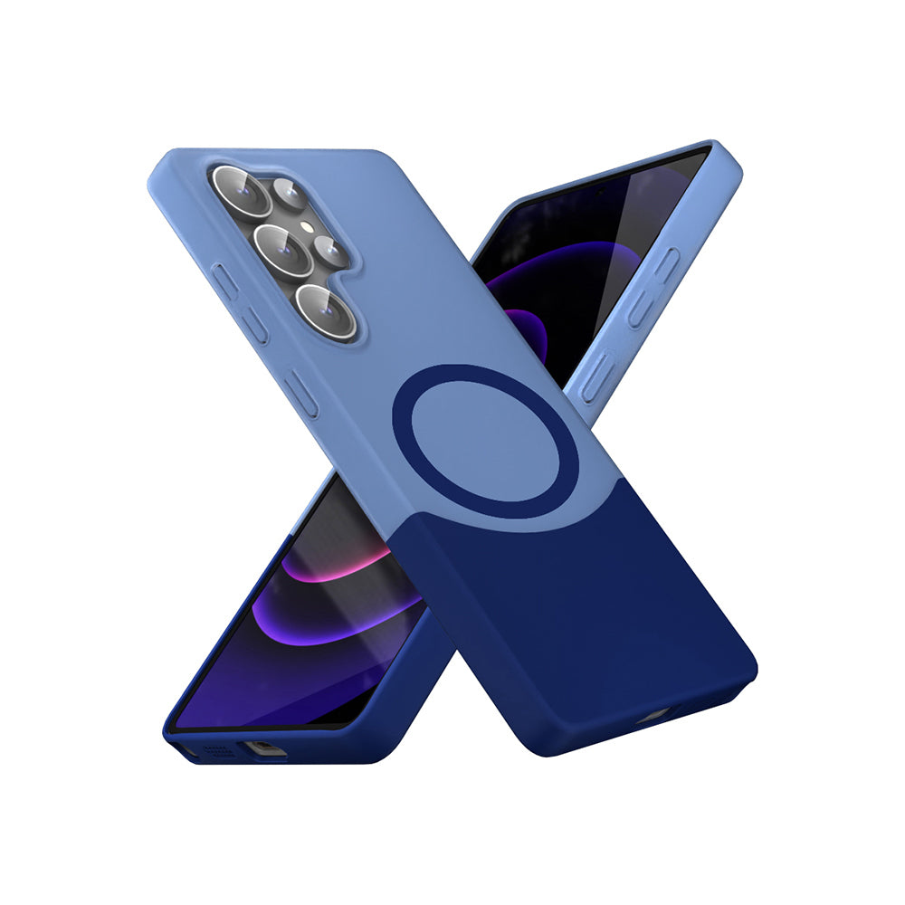 Galaxy S25 Ultra Kılıf M-Safe Şarj Özellikli Mıknatıslı Zore Duble Kapak