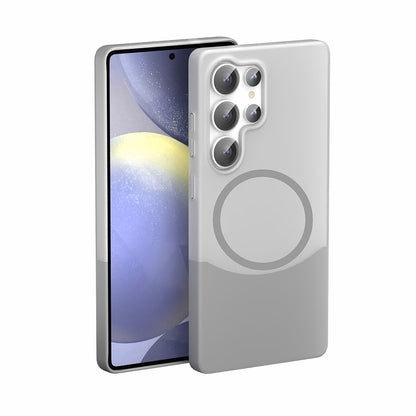 Galaxy S25 Ultra Kılıf M-Safe Şarj Özellikli Mıknatıslı Zore Duble Kapak